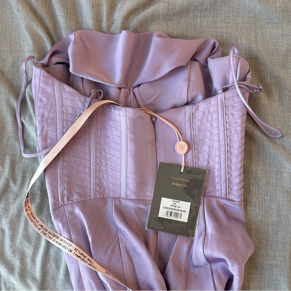 House of CB Lilac Strapless Dress - Picture 6 of 6